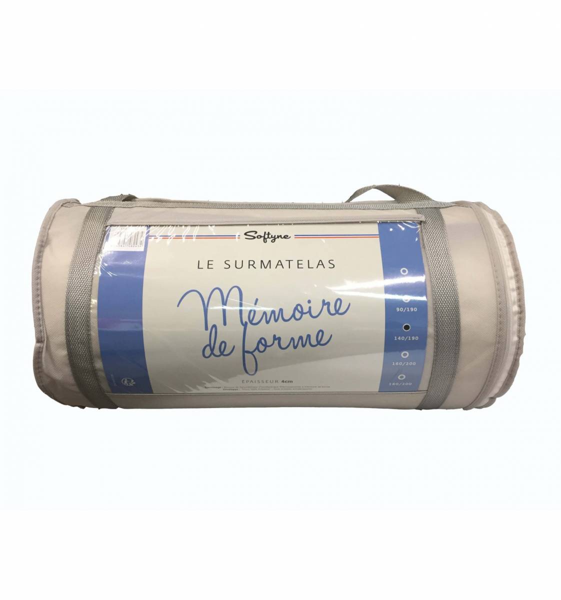 surmatelaslestrasoftyneamemoiredeforme Surmatelas Lestra SOFTYNE mémoire de forme