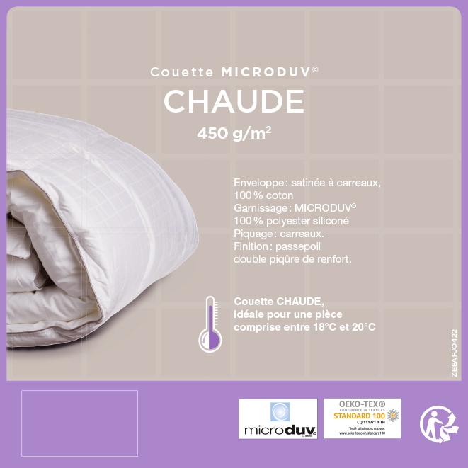 Couette Fjord MICRODUV chaude