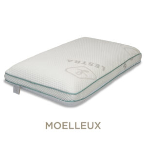 Oreiller Moelleux Mémoire de Forme Fjord  – Mal de Nuque 40x60