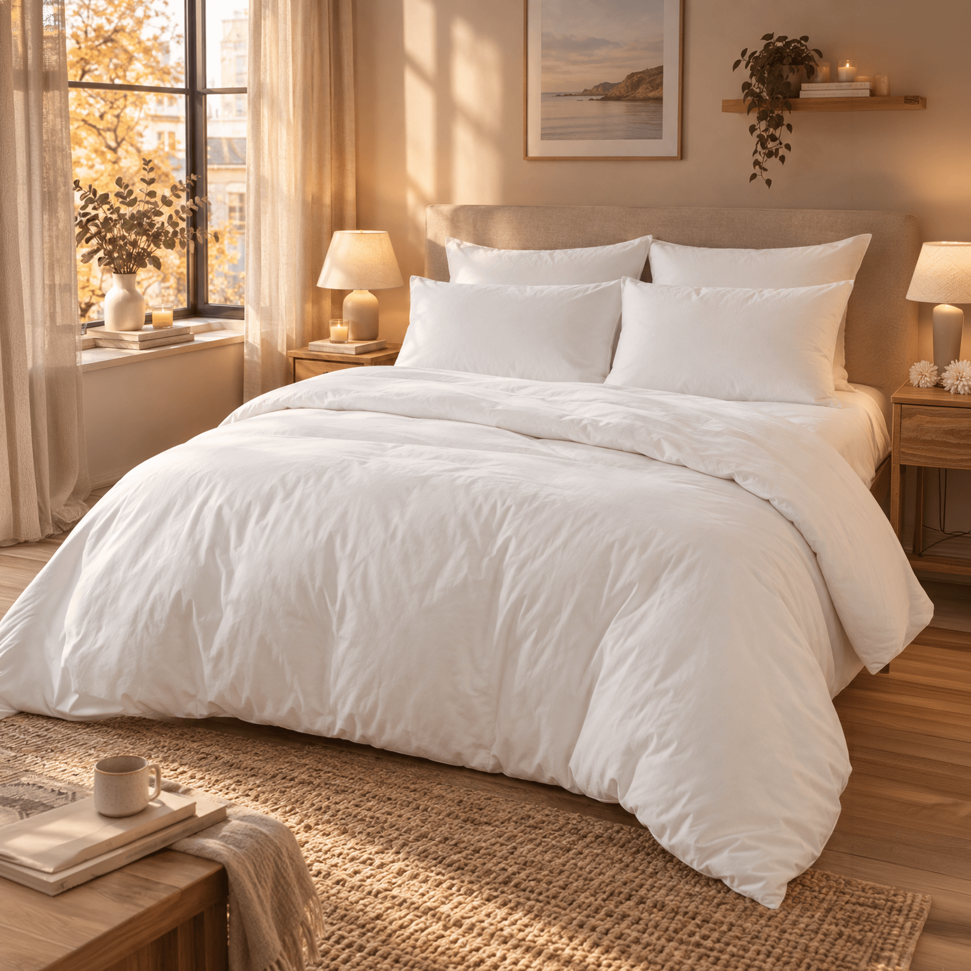 Couette Chaude Naturelle 70% Duvet de Canard | LESTRA Essentiel – Image 4