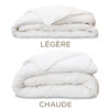 Couette Chaude 400g/m² Coton & Microfibre 3D | LESTRA - Thumbnail Image 5