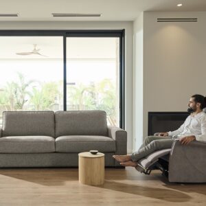 Canapé-lit DUNIA – Élégance sobre & robustesse durable | Matelas 18 cm